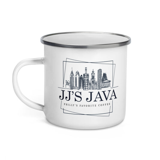 Philly's Favorite Coffee enamel mug